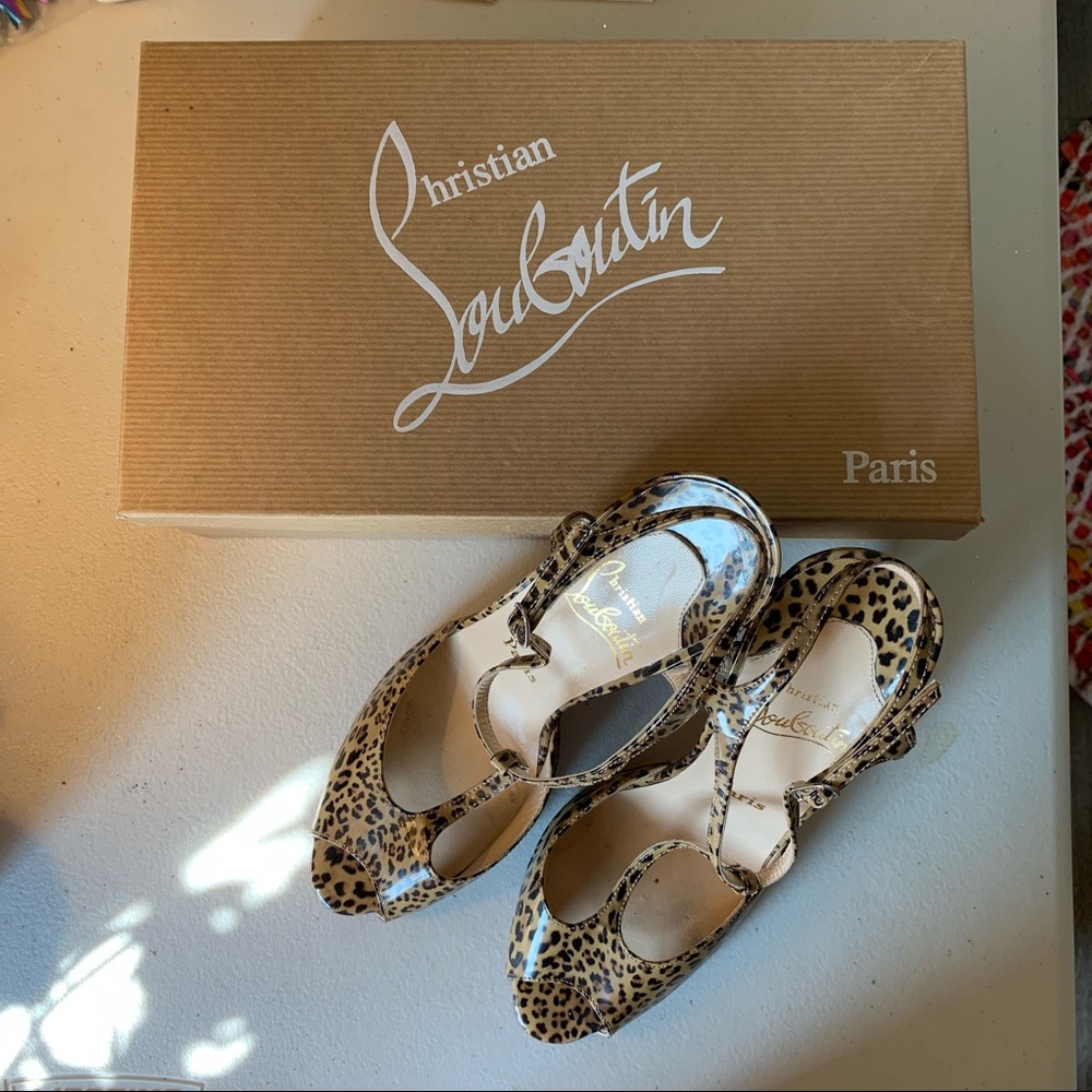 RARE leopard Christian Louboutins